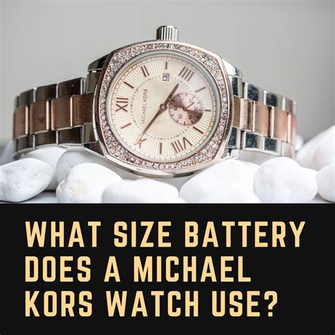 michael kors watch new battery|Michael Kors Watch battery life.